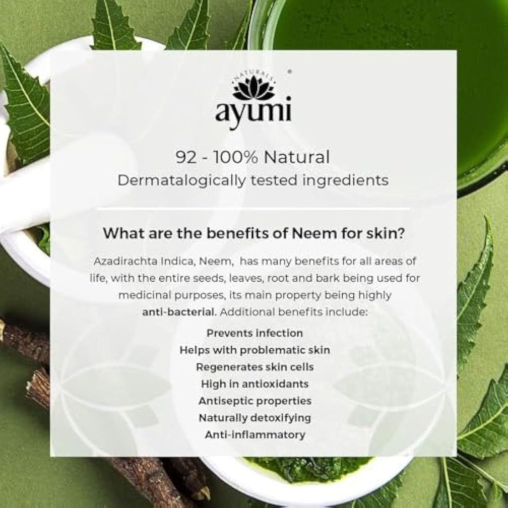 Ayumi Neem & Tea Tree Body Lotion for Oily Skin - 3 x 250ml Pack
