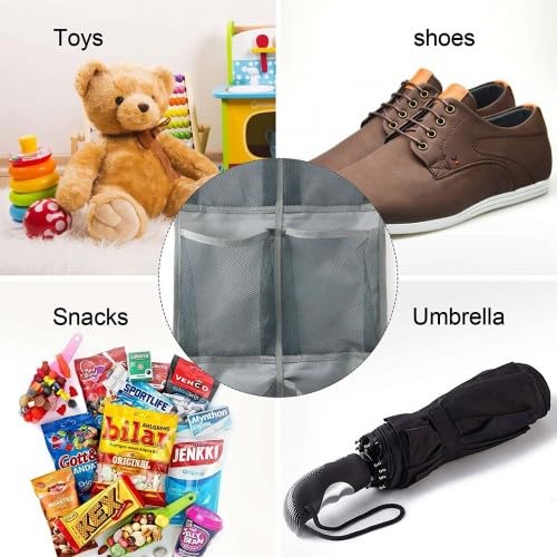 Naapesi 6-Pocket Over The Door Shoe Organiser – Breathable Mesh Shoe Rack for Space Saving Storage Up to Size 45 – Includes 2 Hooks & Shoe Horn - image 4
