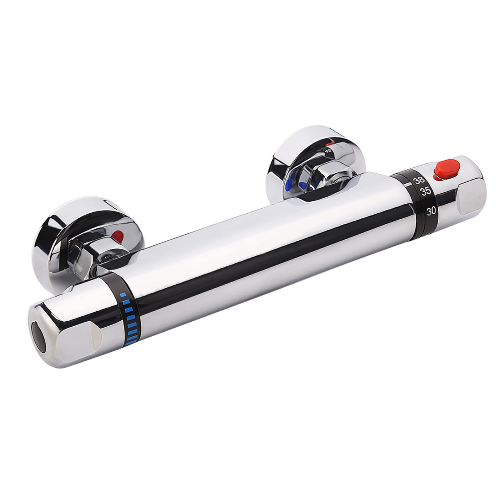 Uten Chrome Thermostatic Shower Mixer Valve | Wall Mounted Anti Scald Tap