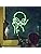 Jolof Store Alien Neon Sign – Green LED Wall Decor for Game Rooms