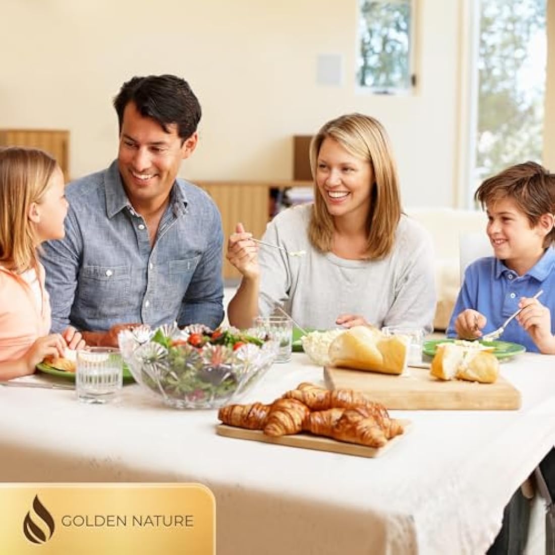 Golden Nature Bamboo Bread Box – Large Farmhouse Kitchen Storage Bin