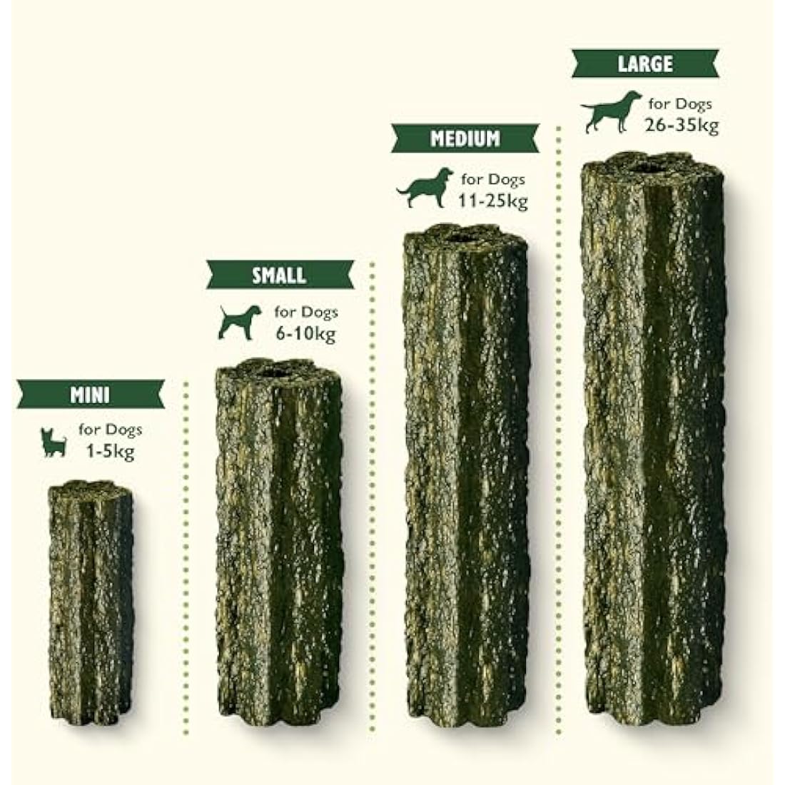 Lily's Kitchen Woofbrush Natural Dental Chews for Medium Dogs - 35 Pack