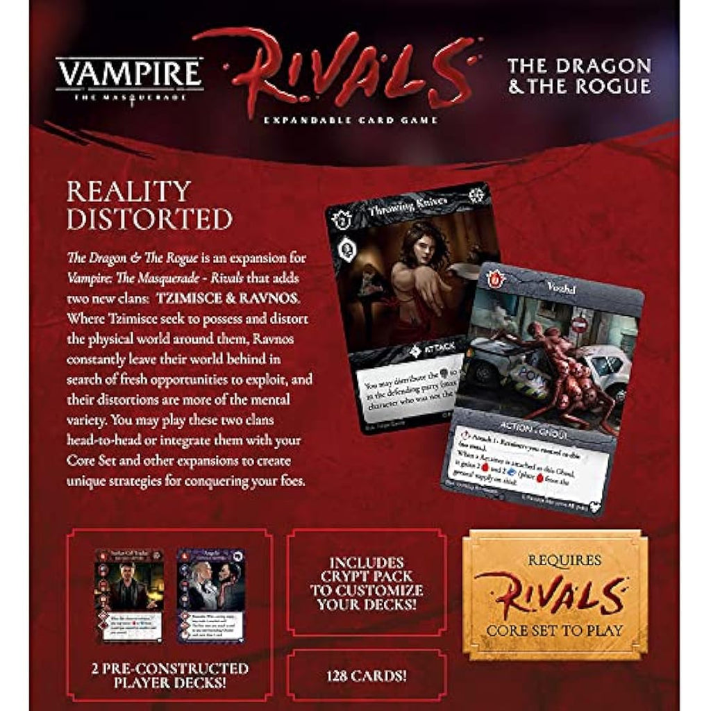 Vampire: The Masquerade Rivals – The Dragon and The Rogue Card Game