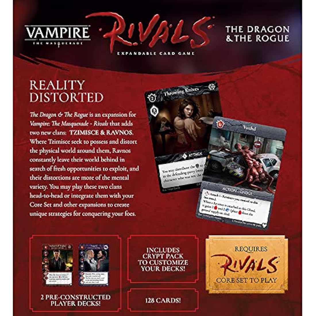 Vampire: The Masquerade Rivals – The Dragon and The Rogue Card Game