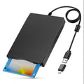 BOFRHME External USB Type A & C Floppy Disk Reader for Laptop – Black