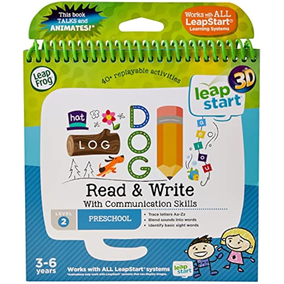 LeapStart 3D Activity Book: Preschool Reading & Writing Skills