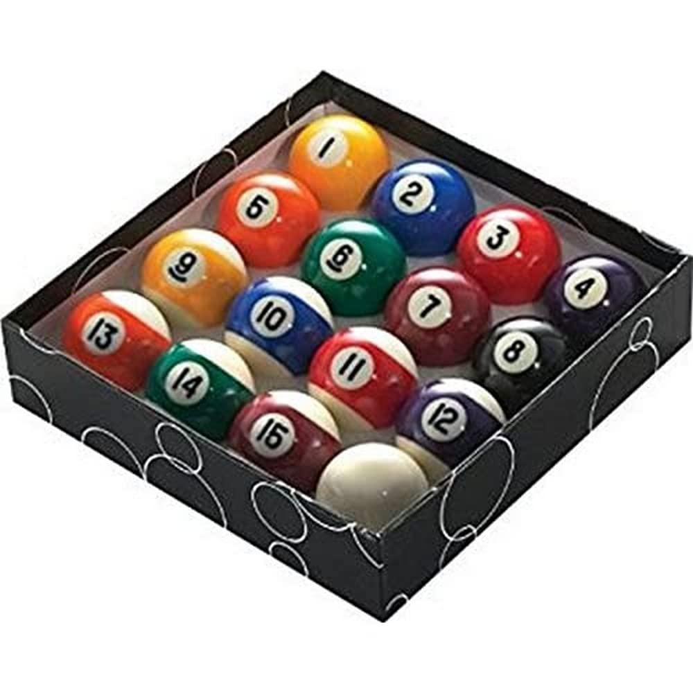 PowerGlide Tournament Pool Billiards Set - Full Size 2 1/4" Balls