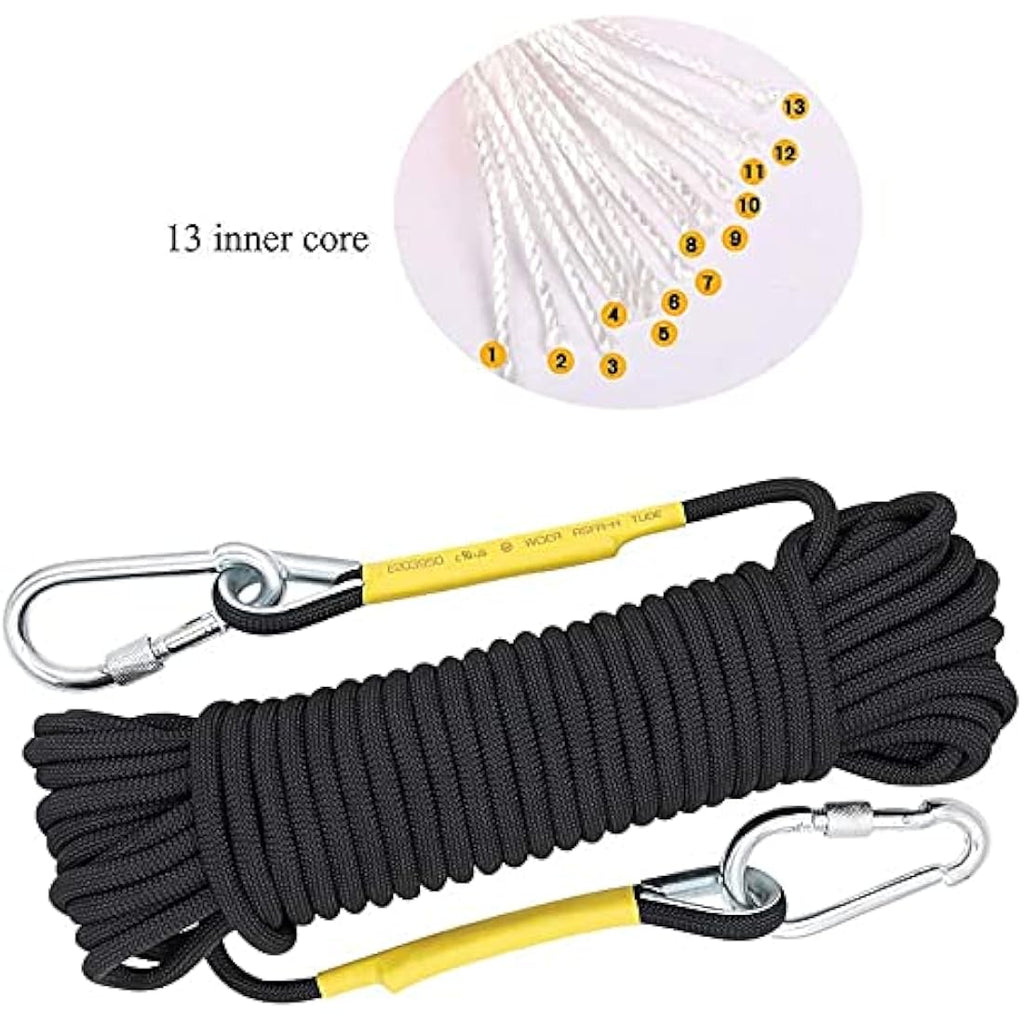 X XBEN 8mm Static Outdoor Rope – High-Strength Polyester Utility Cord