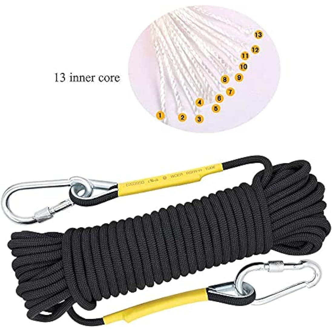 X XBEN 8mm Static Outdoor Rope – High-Strength Polyester Utility Cord
