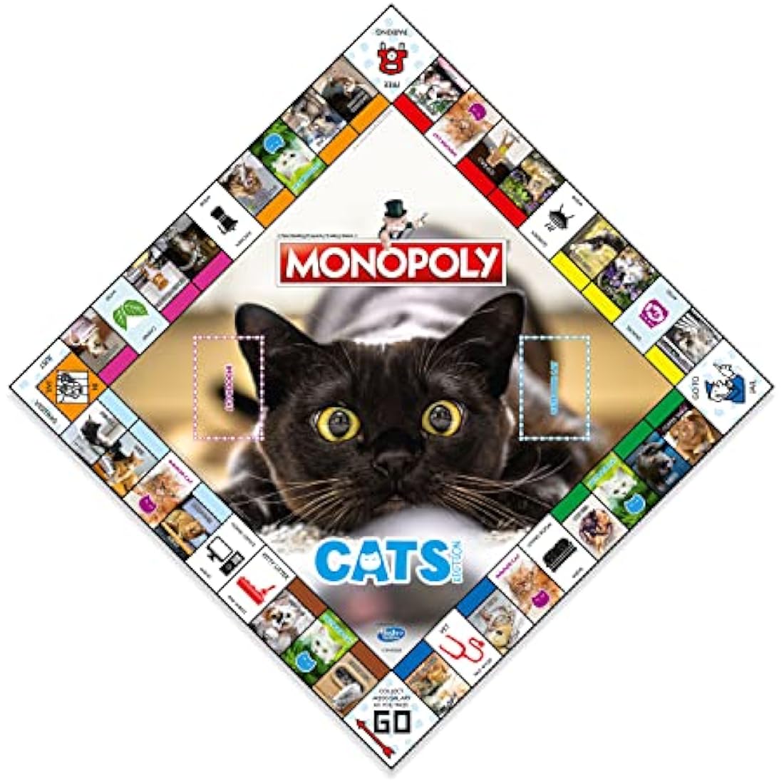 Winning Moves Cats Monopoly Board Game – Cat Lovers Gift for Ages 8+