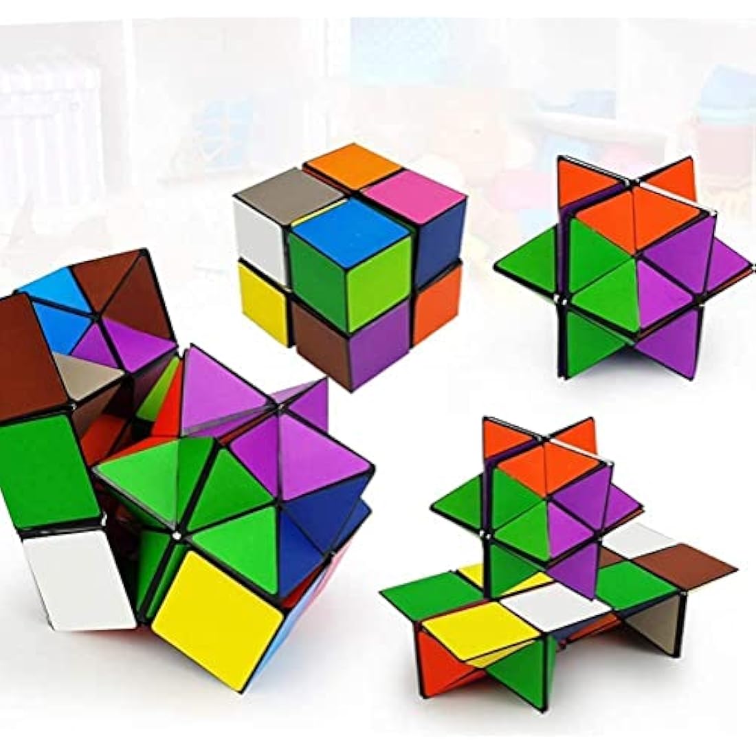 2-in-1 Magic Star Infinity Cube – 3D Fidget Puzzle Toy