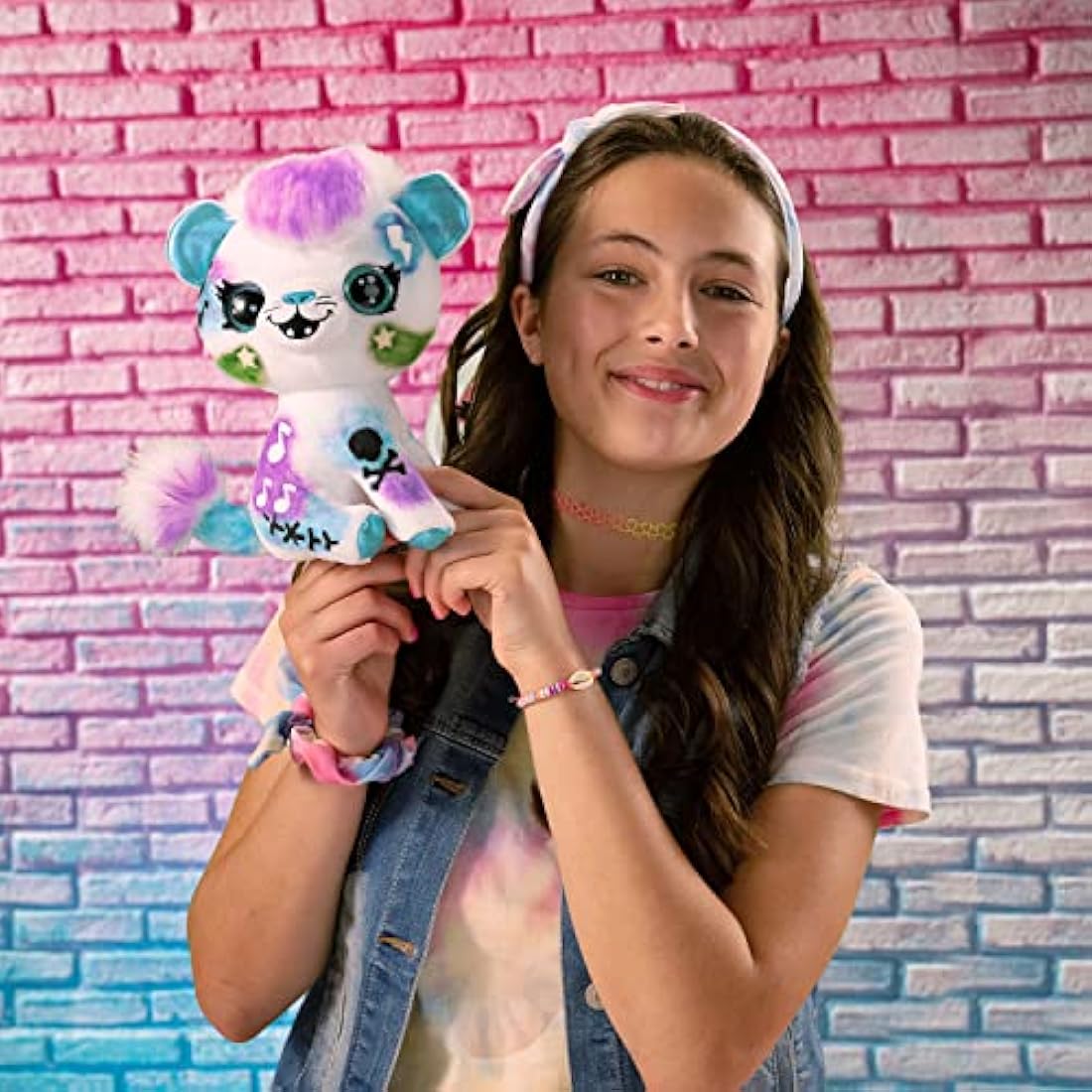 Jolof Store Airbrush Plush Wild Cat DIY Art Kit with 4 Chalk Pens