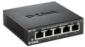 D-Link DES-105/B 5-Port Fast Ethernet Metal Desktop Switch | Fanless
