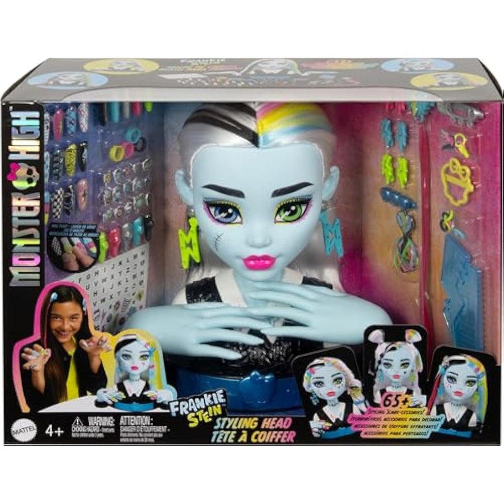 Monster High Frankie Stein Styling Head Doll - Hair Styling Toy Gift