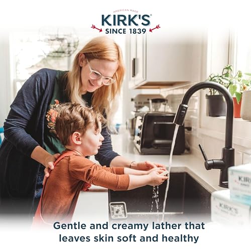 Kirk's Fragrance Free Castile Bar Soap – Natural Hypoallergenic (3 Pack)