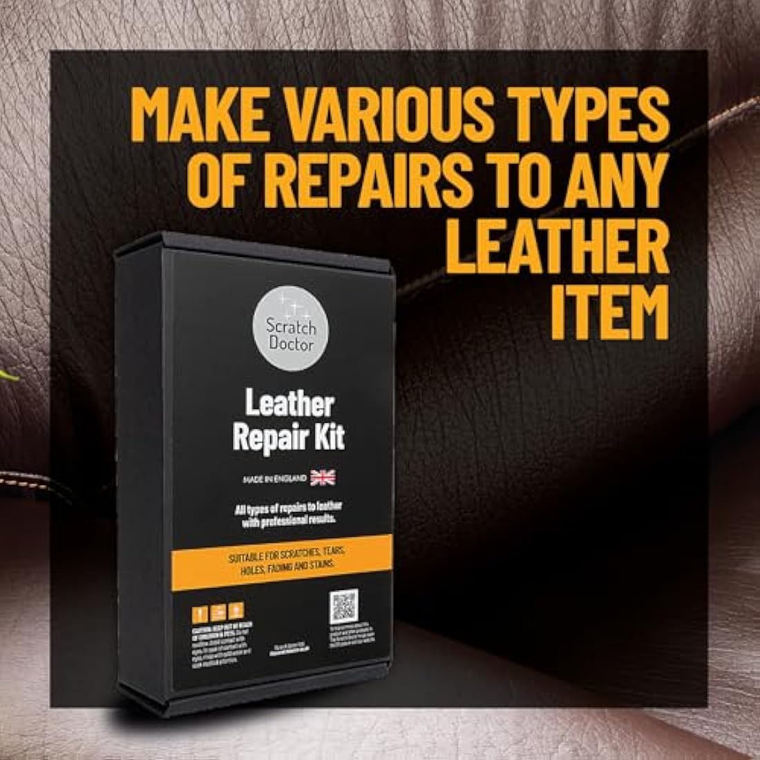 The Scratch Doctor Leather Repair Kit for Furniture & Car Seats - Beige