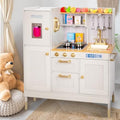 Green Series XXL Wooden Play Kitchen for Kids – Kinderplay Toy Playset