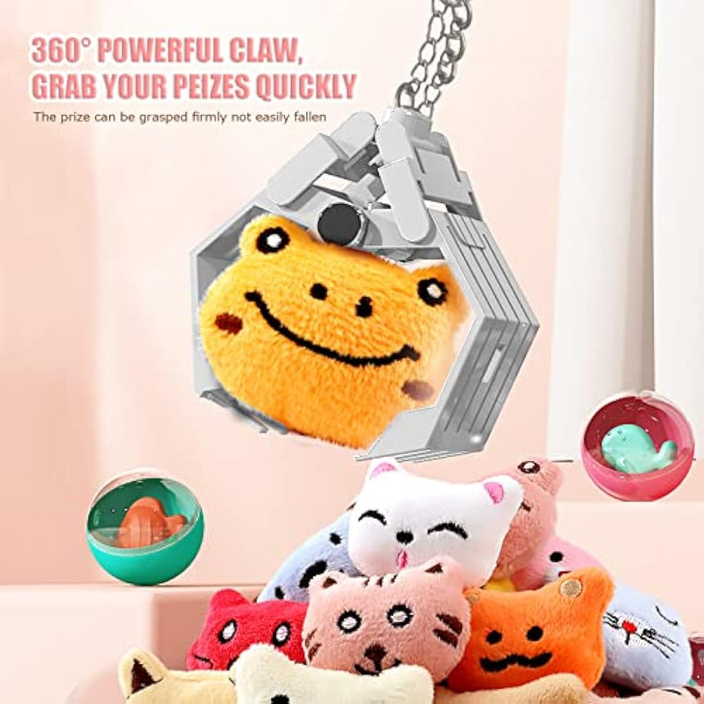 Mini Claw Machine Arcade Game – Candy Grabber with 10 Plush Toys