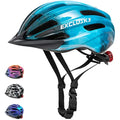Exclusky Kids Bike Helmet with LED Light | Adjustable Size 50-57cm
