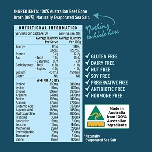 Grass-Fed Beef Bone Broth Concentrate | Collagen & Protein