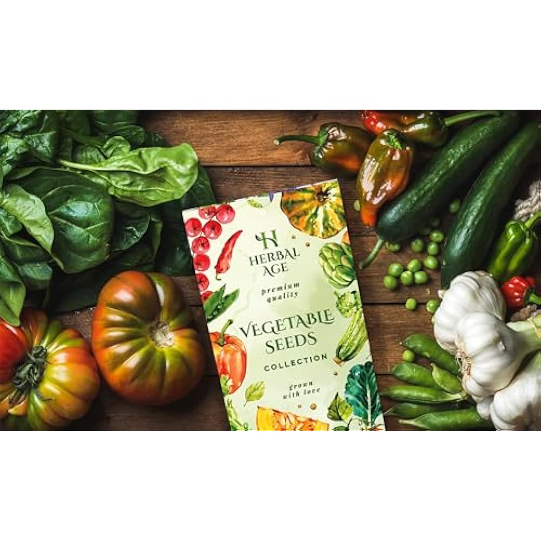 Grow Your Own Vegetable Seeds Box - 12 Variety Heirloom Kit