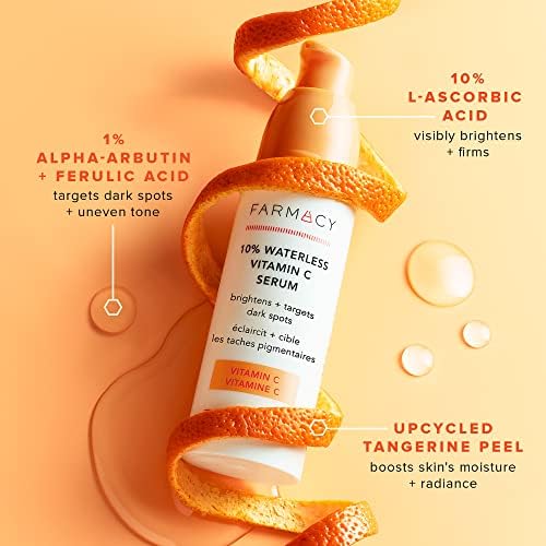 Farmacy 10% Vitamin C Face Serum – Waterless Dark Spot Remover (30ml)