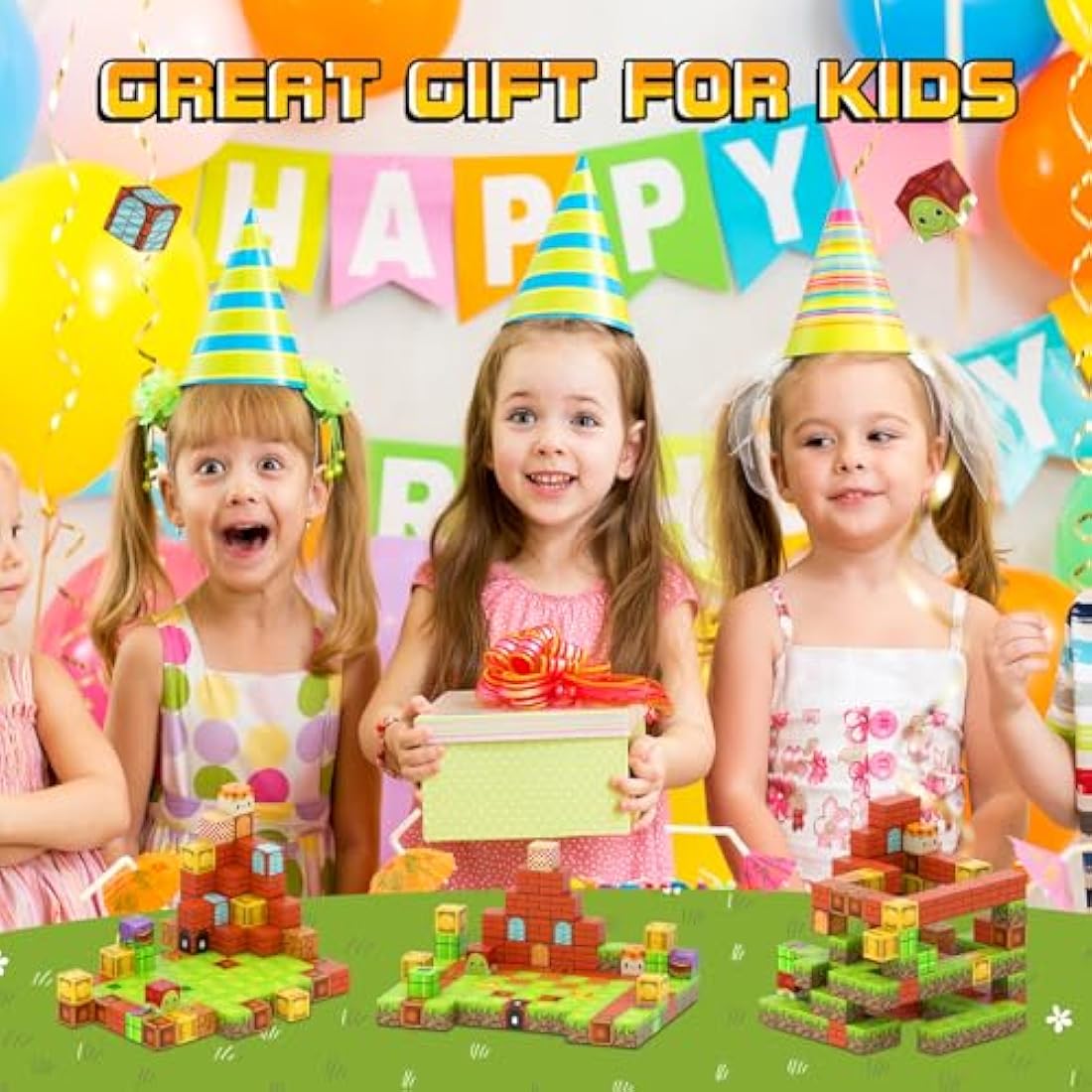 Demolike Magnetic Blocks 110PCS – STEM Educational Building Toy Set