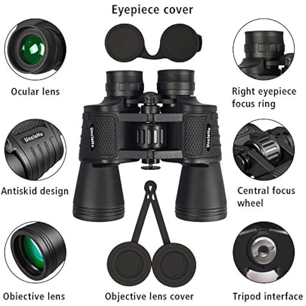 20x50 High Power Binoculars | BAK4 Prism Waterproof Optics