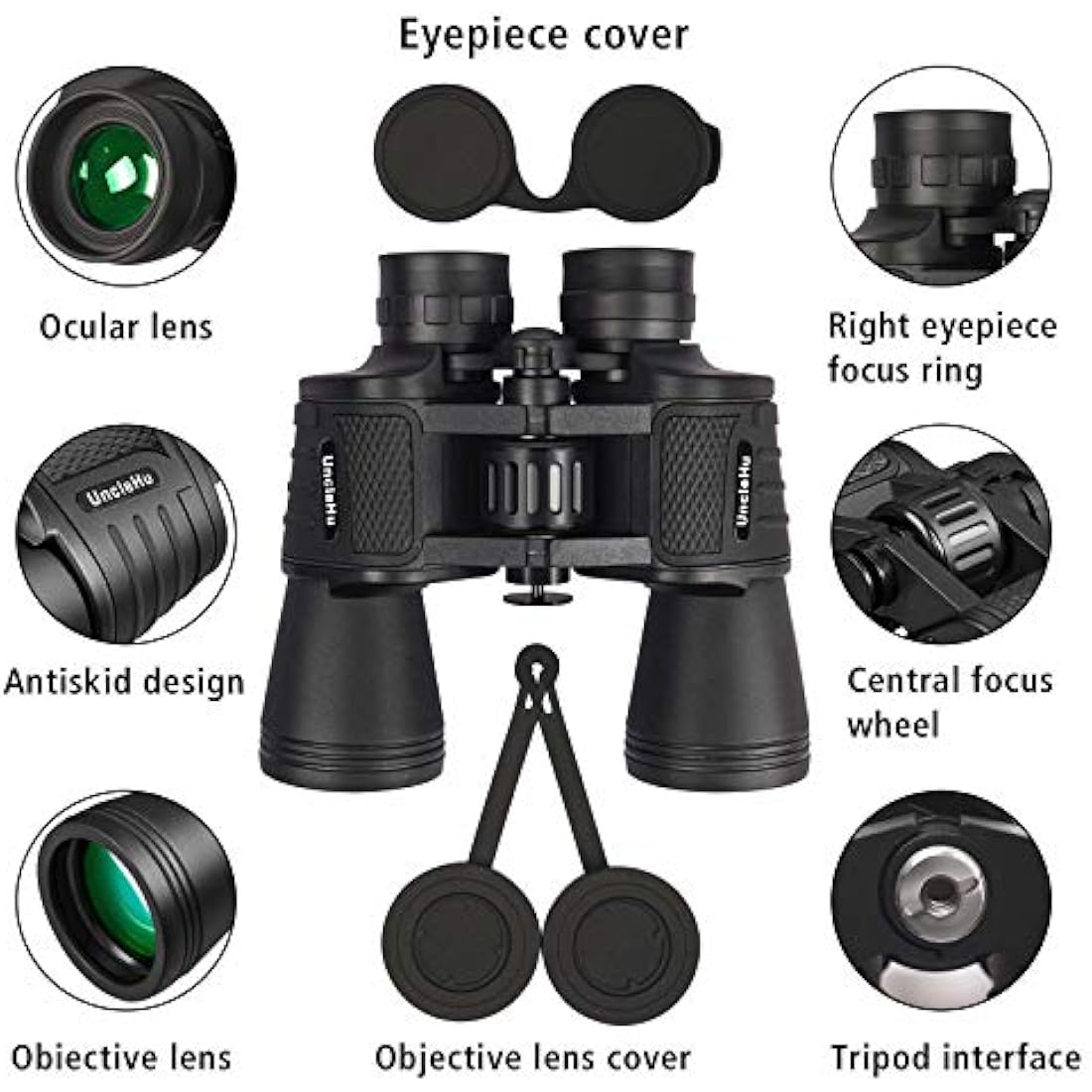20x50 High Power Binoculars | BAK4 Prism Waterproof Optics