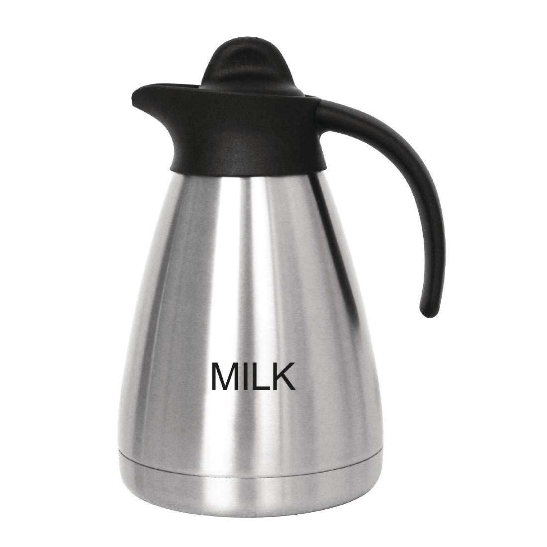Olympia 1L Insulated Vacuum Milk Jug – Etched Stainless Steel Flask