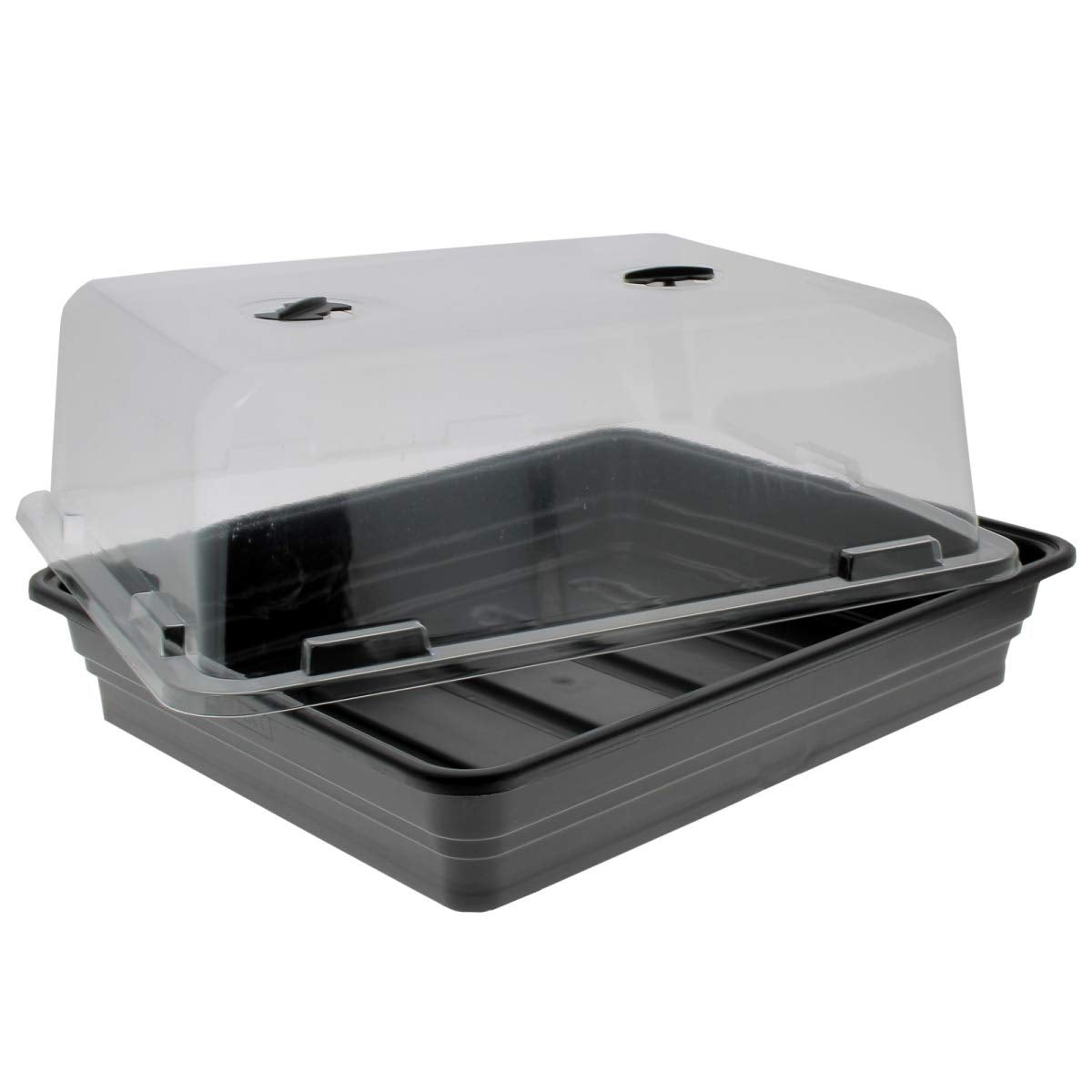 Stewart Essentials Electric Propagator – 52cm Heated Seed Starter, Black