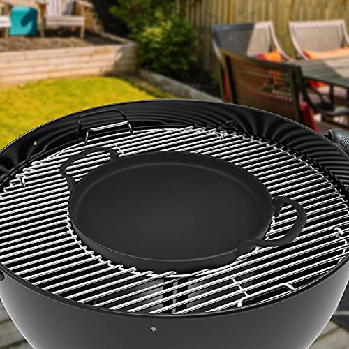 Onlyfire Cast Iron Griddle Pan for Weber 57cm Gourmet BBQ System