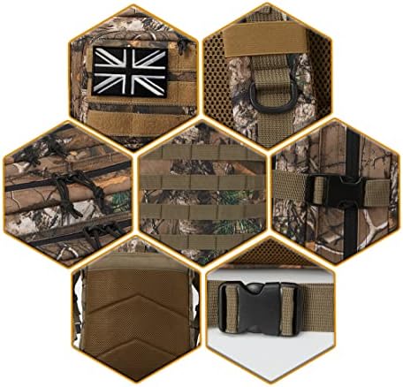 45L Military Tactical Backpack – Molle Army Assault Pack
