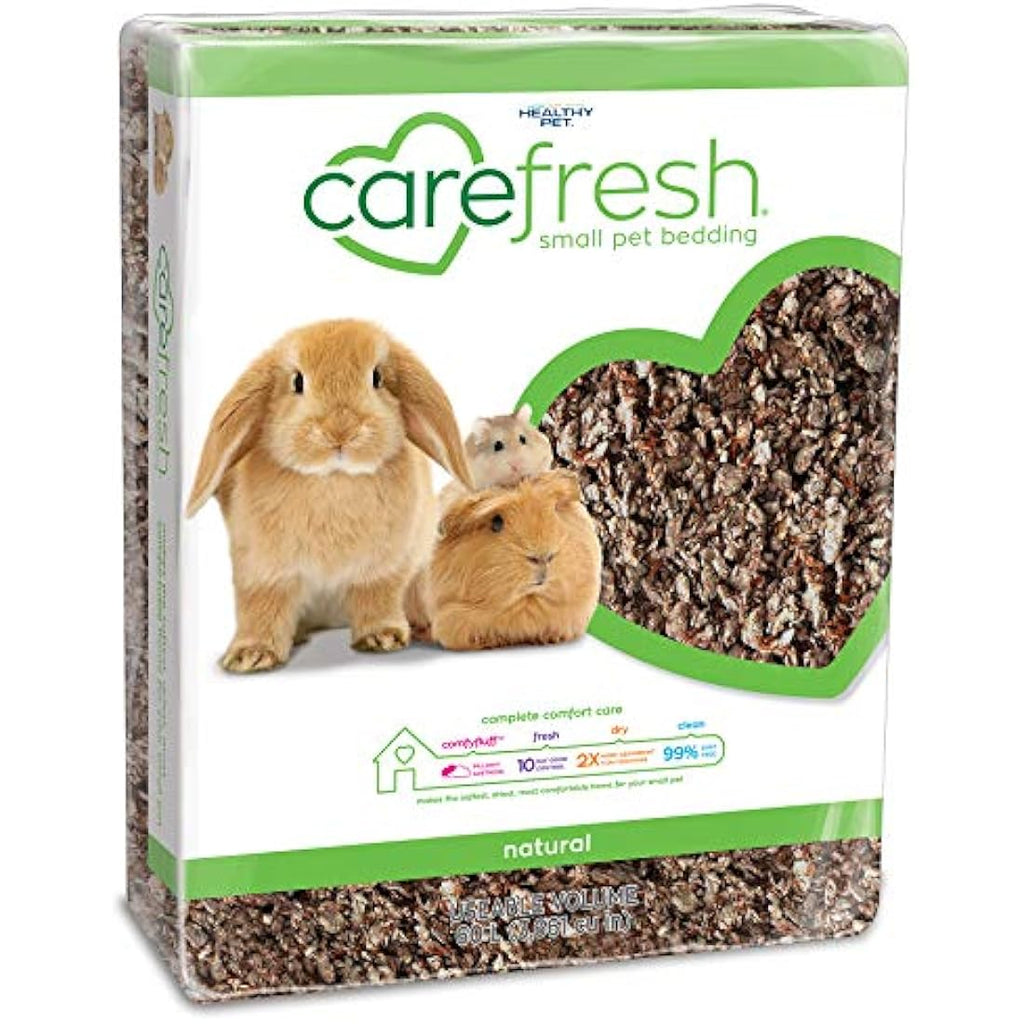 Carefresh Natural Paper Small Pet Bedding | Odor Control & Dust-Free, 60L