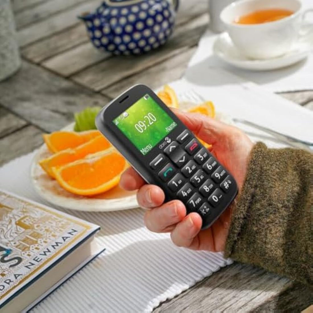 Doro 1380 Senior Mobile Phone | Unlocked Dual SIM with Camera - Black