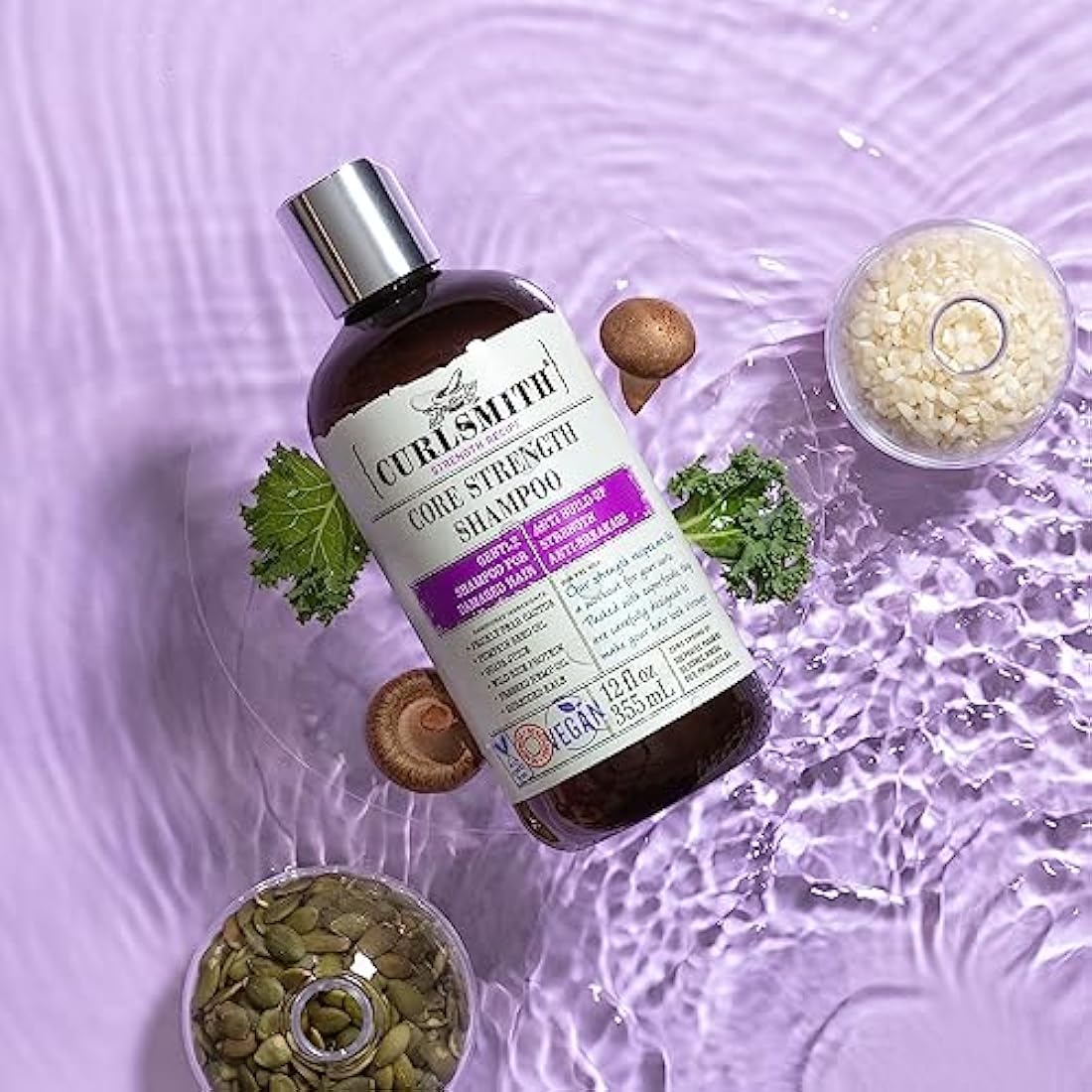 Curlsmith Core Strength Shampoo – Protein-Rich Strengthening Wash (947ml)
