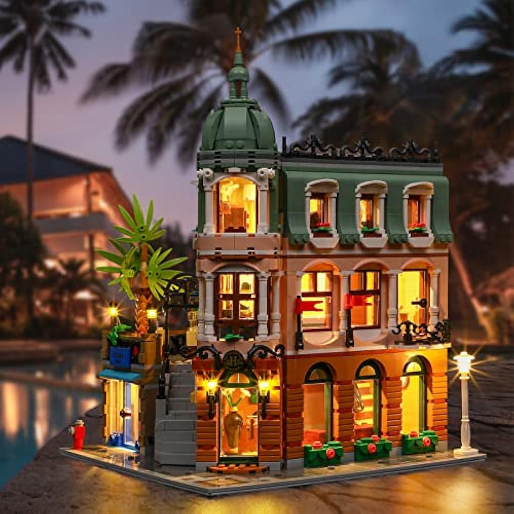 Lightailing LED Lighting Kit for 10297 Boutique Hotel Building Blocks