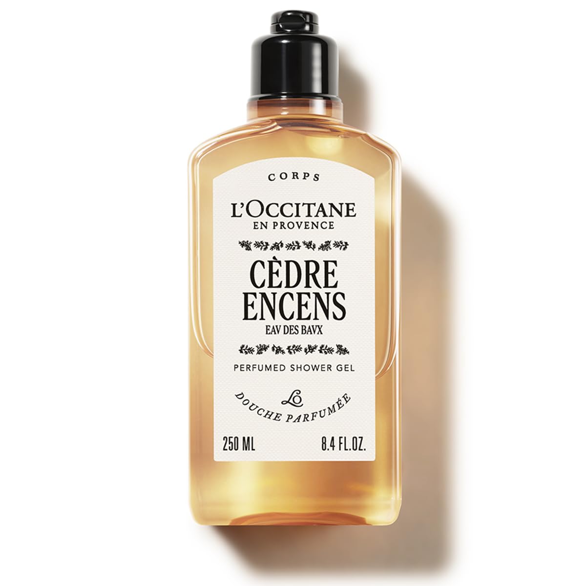 L'Occitane Cédre Encens Shower Gel – Cedarwood & Incense Body Wash 250ml