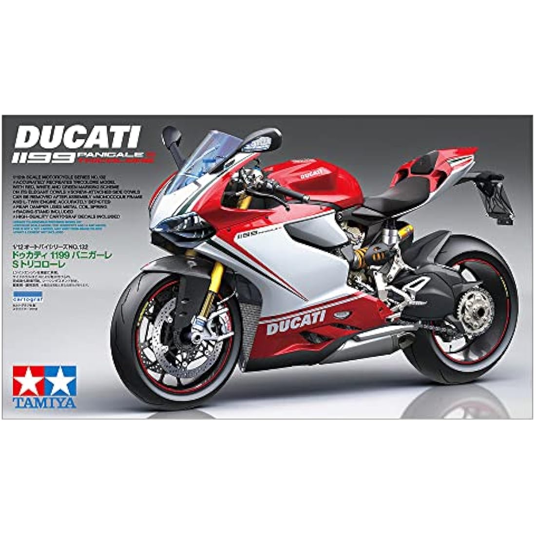 Tamiya 1:12 Ducati 1199 Panigale S Tricolore Motorcycle Model Kit