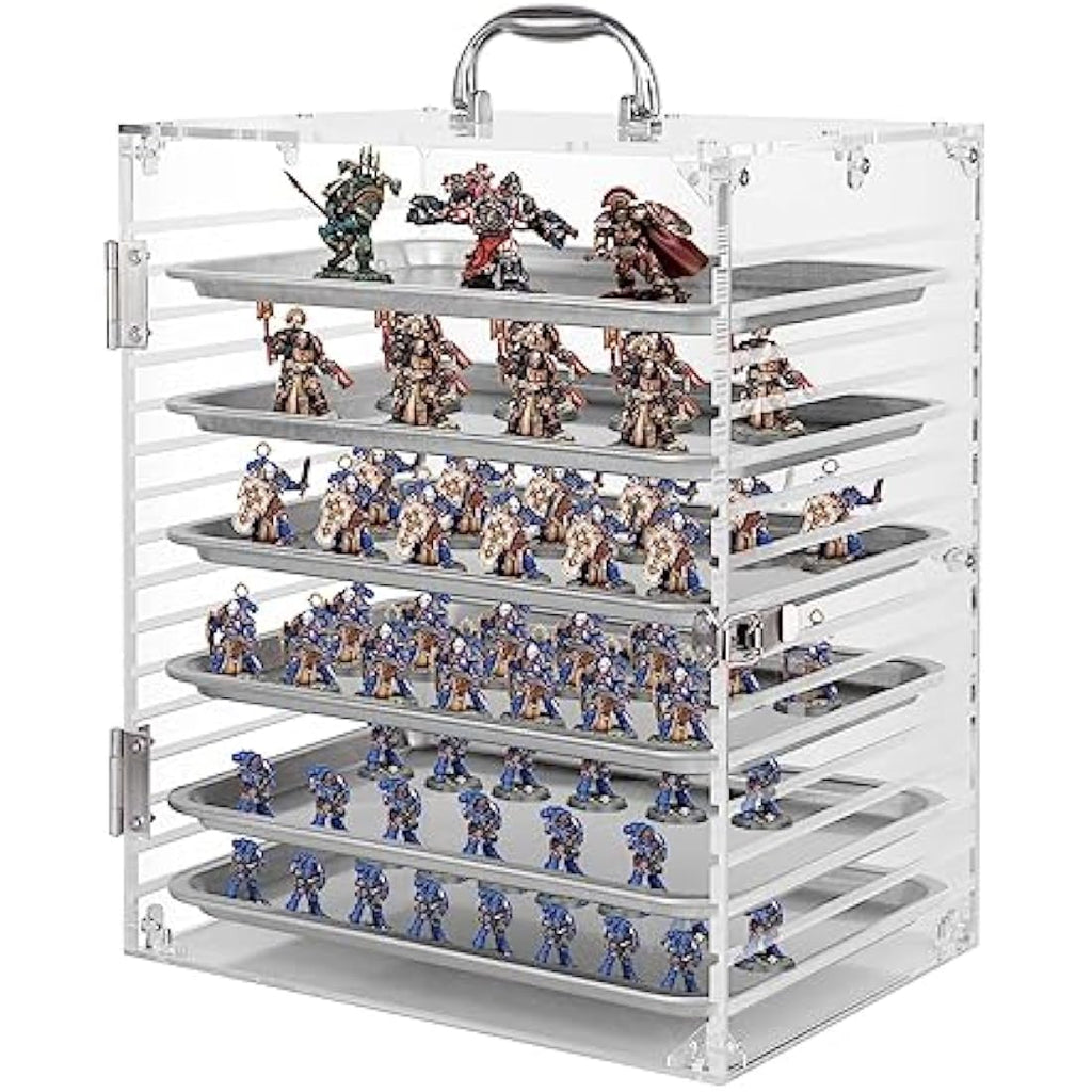 Famard Miniature Storage Case | Clear Acrylic Action Figure Display