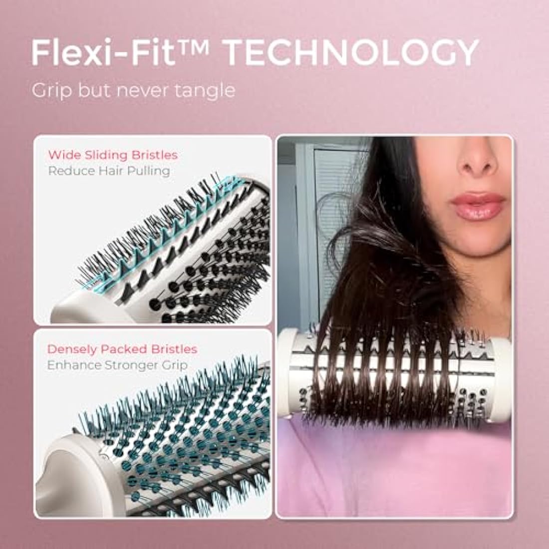 TYMO Thermal Brush – 1.7 Inch Ceramic Heated Round Brush for Blowouts