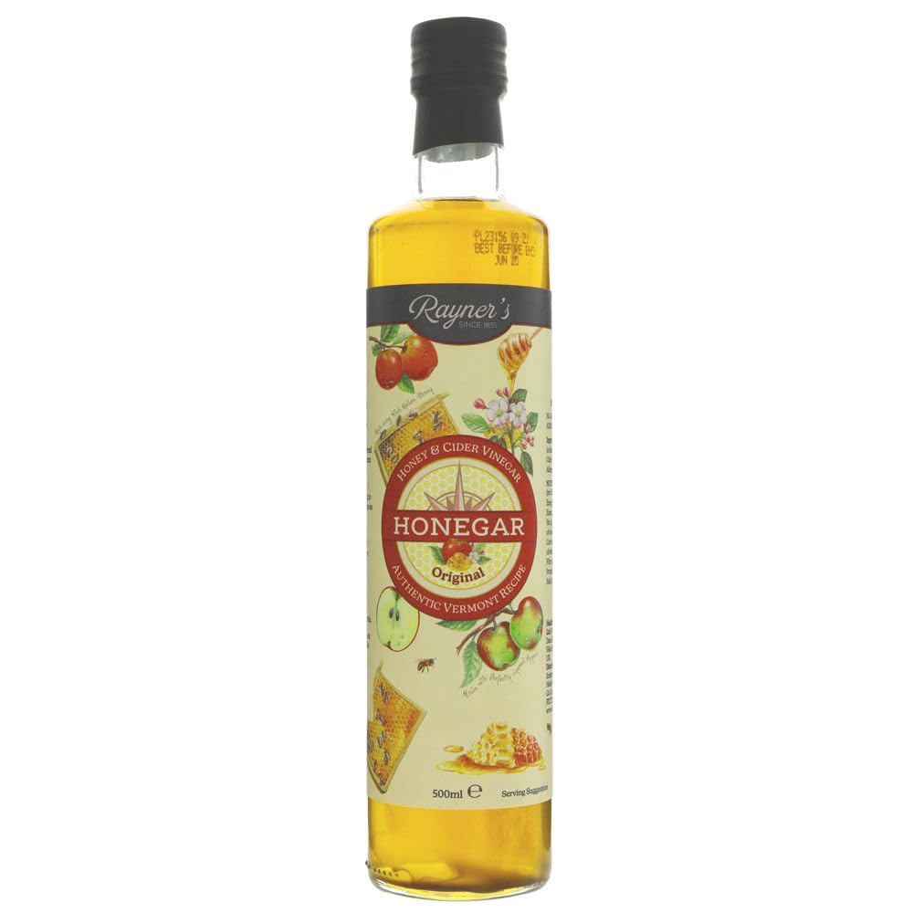 Martlet Honegar Honey and Cider Vinegar Blend - 500ml (2 Pack Bundle)