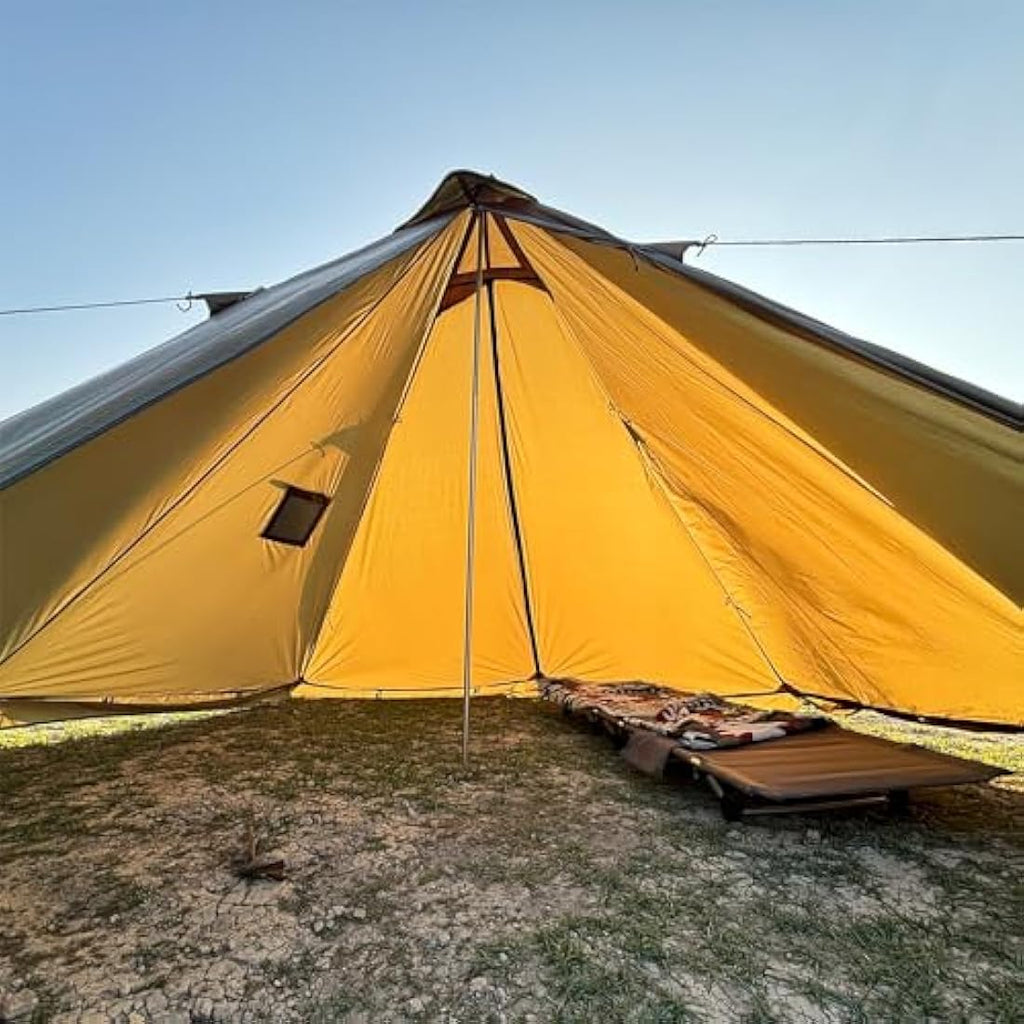 Top Lander 4-Season Hot Tent with Stove Jack – 210D Oxford Teepee