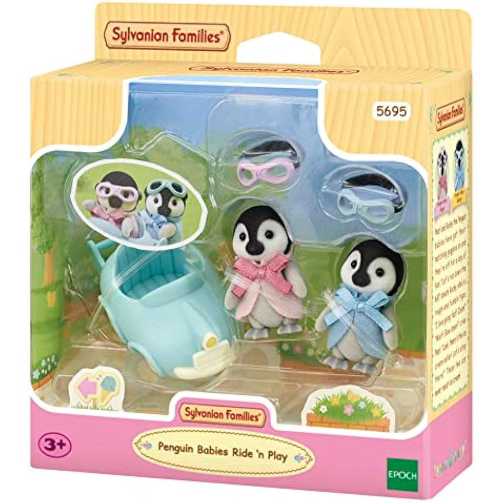 Sylvanian Families Penguin Babies Ride ‘n Play Dollhouse Playset