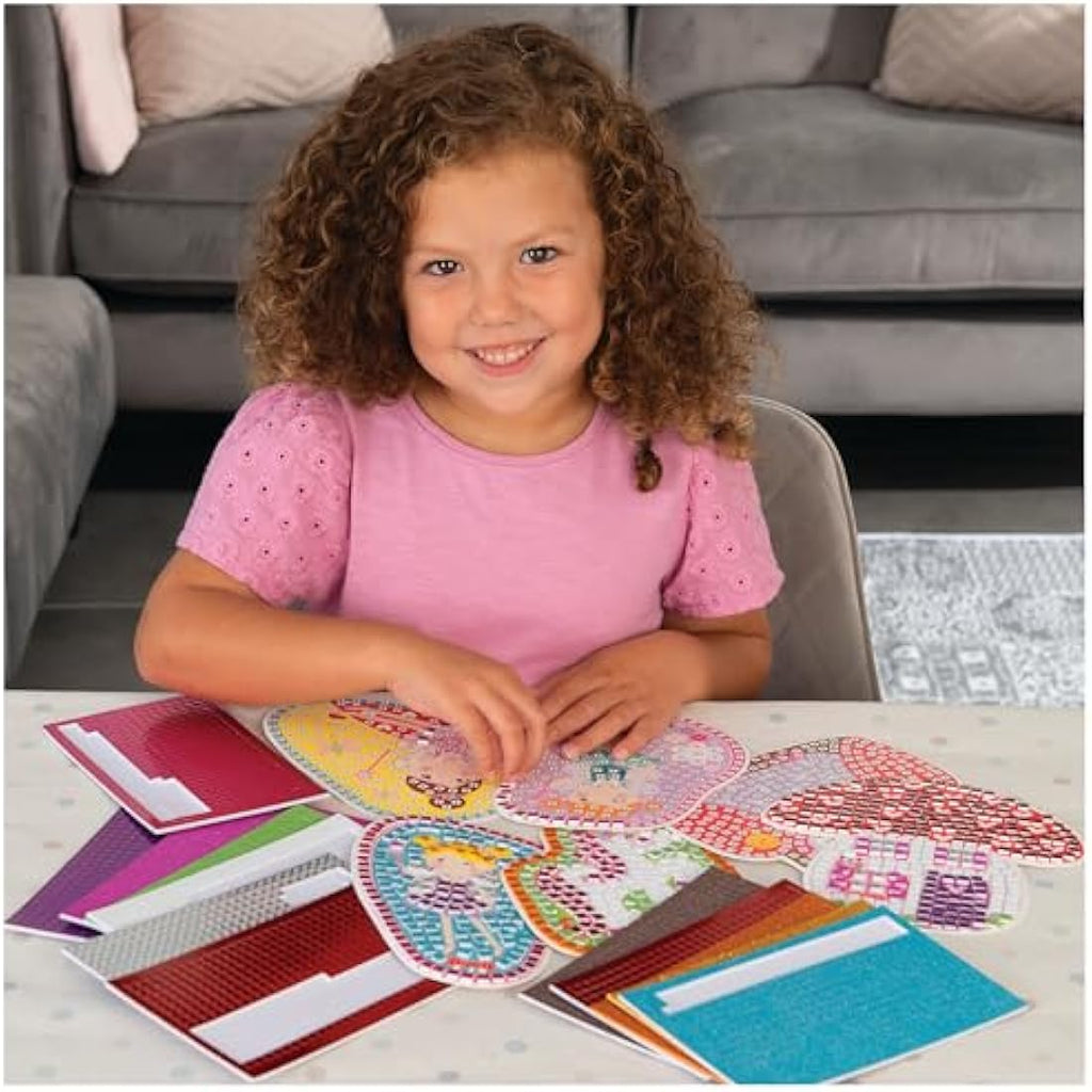 Galt Fairy Sparkle Mosaics – Kids Glitter Art & Craft Kit, Ages 5+
