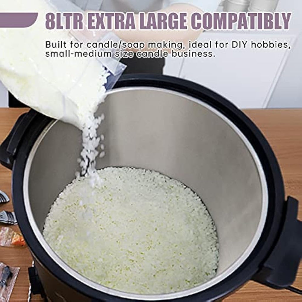 TOAUTO 8L Electric Wax Melter – Commercial Candle Making Machine