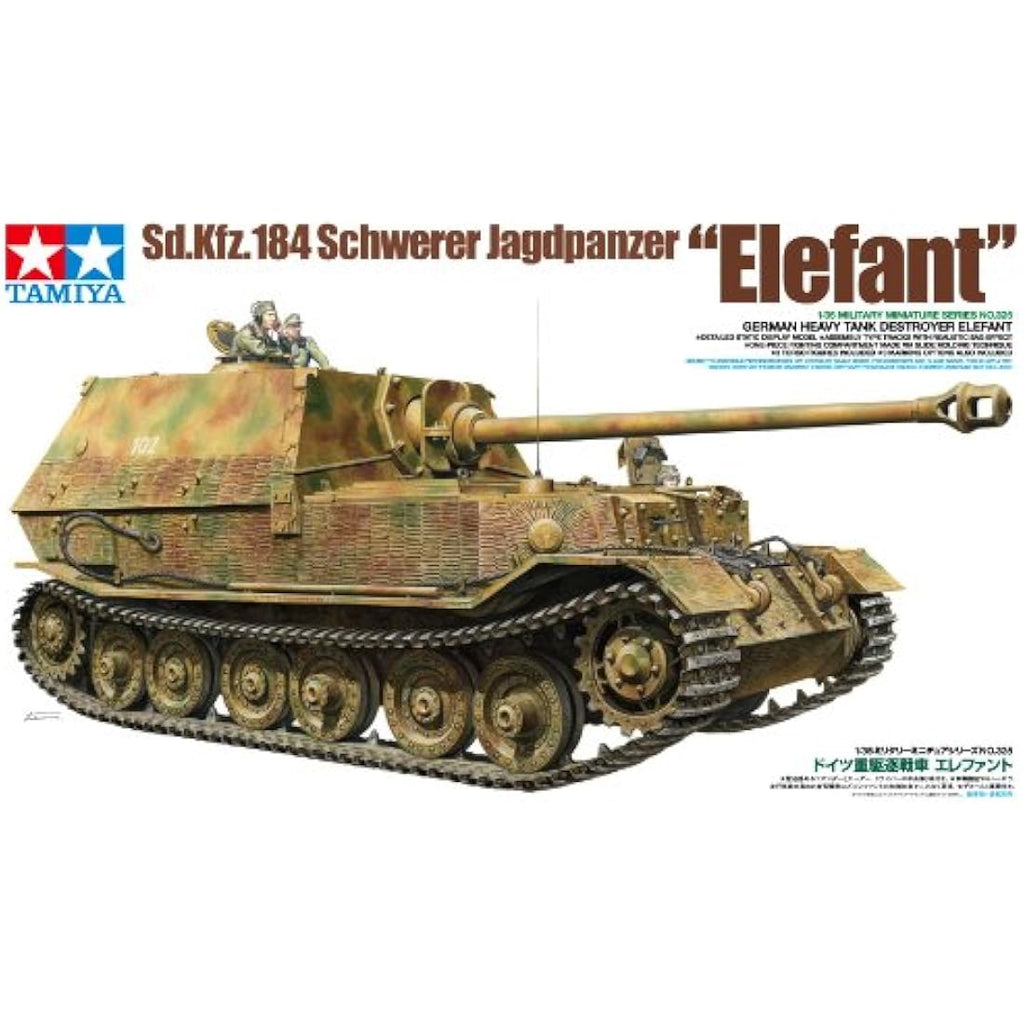 Tamiya 1:35 WWII German Elephant Heavy Armoured Tank Plastic Model Kit