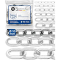 Jolof Store 4m Stainless Steel Chain - 10mm V4A DIN 766 Short-Linked