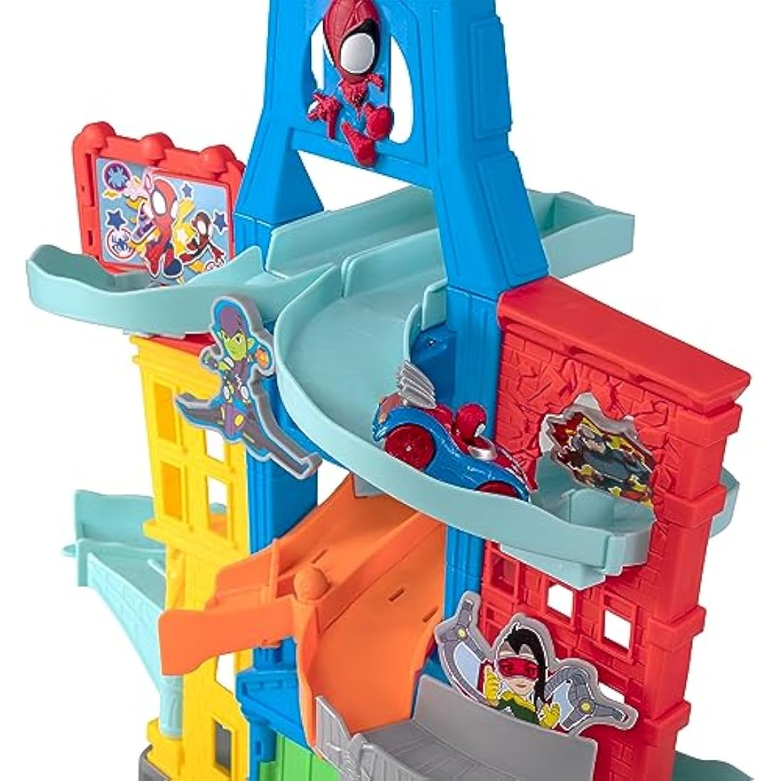 Marvel Spidey Amazing Metals City Track Set – 24-Inch Racetrack Playset