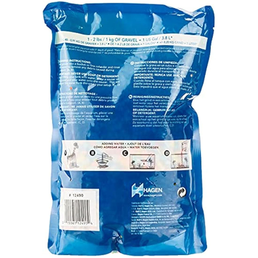 Marina Multi-Colour Decorative Aquarium Rainbow Gravel - Non-Toxic, 2 kg
